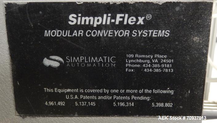 Used Simpli-Flex Modular Puck-Conveyor System