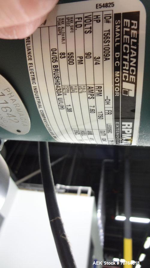 Used Flexlink 20 Conveyor. Counterclock with 10" radius. 3-1/4" flexible belt. 3-1/4" Delrin tabletop chain.