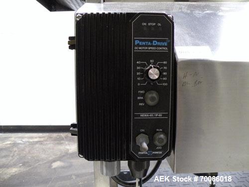 Used Garvey Bi-Directional Belt Accumulation Conveyor, Model 9700
