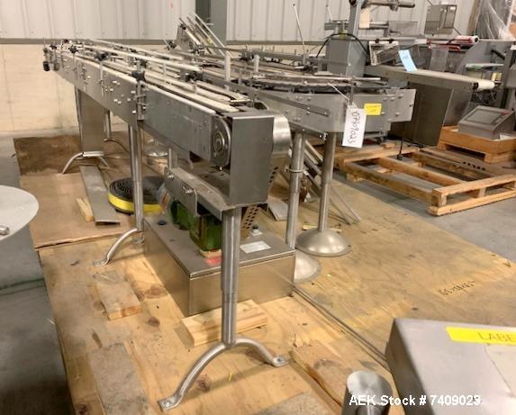 Used Garvey 4-1/2" Wide Table Top Chain Conveyor