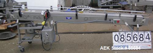 Used SIM Fabricators Incline Belt Conveyor.