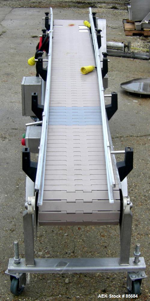 Used SIM Fabricators Incline Belt Conveyor.