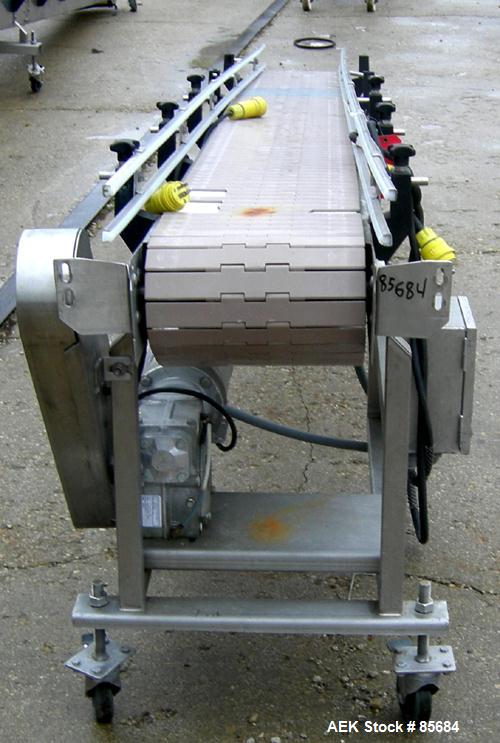 Used SIM Fabricators Incline Belt Conveyor.