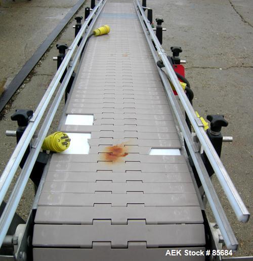 Used SIM Fabricators Incline Belt Conveyor.