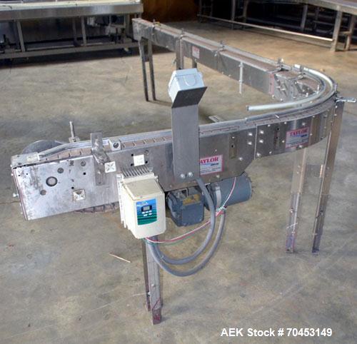 Used Taylor Table Top 90 Degree Belt Conveyor