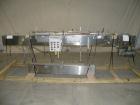 Used Garvey 9600 Series Tabletop Chain Conveyor. Unit is 15' long x 3-1/4