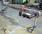 Used- JG Machine Works Table Top 90 Degree Belt Conveyor. Approximately 3