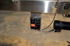 Used JG Machine Works Table Top 90 Degree Belt Conveyor. Approximately 3