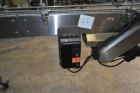 Used Table Top 90 Degree Belt Conveyor. Approximately 3