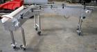 Used Table Top 90 Degree Belt Conveyor. Approximate 8