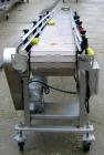 Used SIM Fabricators Incline Belt Conveyor.