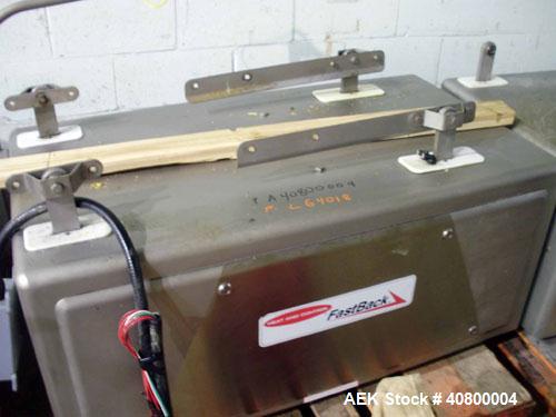 Used Heat and Control Fast Back Conveyor, all stainless steel, approximately 15 x 89 x 6.