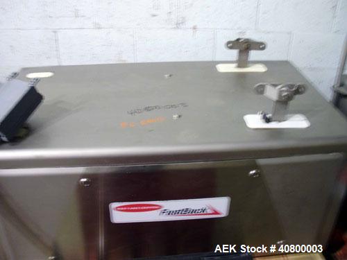 Used Heat and Control Fast Back Conveyor, all stainless steel, approximately 15 x 163 x 6.