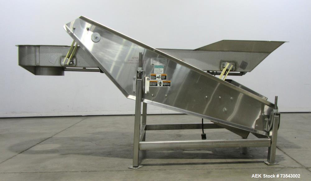 FMC Vibratory Conveyor 96" x 24" – Model EL 2412/08 X 70 For Sale