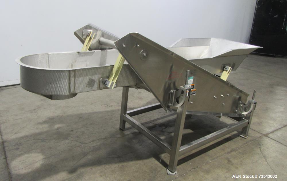 FMC Vibratory Conveyor 96" x 24" – Model EL 2412/08 X 70 For Sale