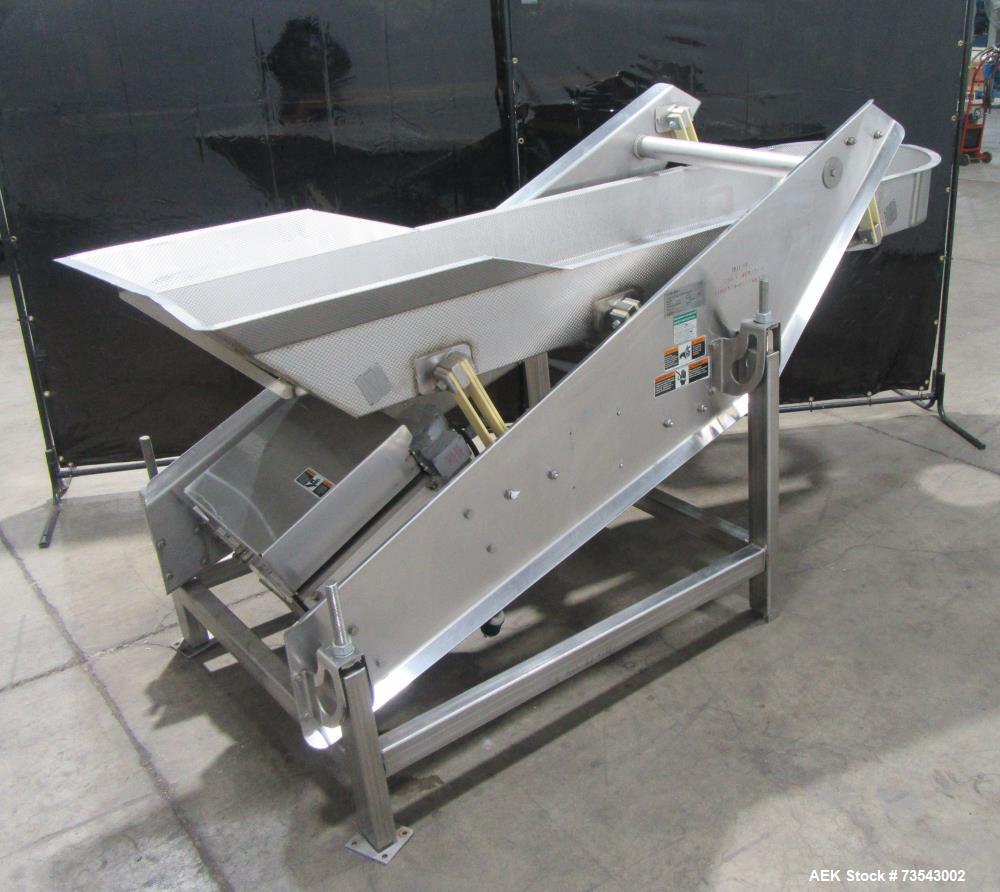 FMC Vibratory Conveyor 96" x 24" – Model EL 2412/08 X 70 For Sale