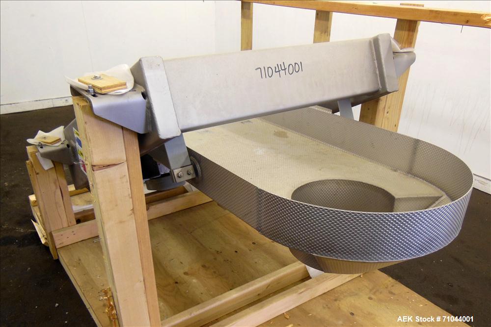 Unused- Stainless Steel Key Technology ISO-FLO Scale Feed Vibratory Conveyor, Model 433456-1