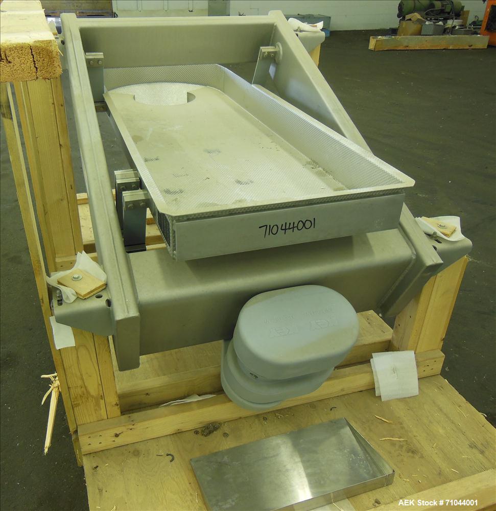 Unused- Stainless Steel Key Technology ISO-FLO Scale Feed Vibratory Conveyor, Model 433456-1