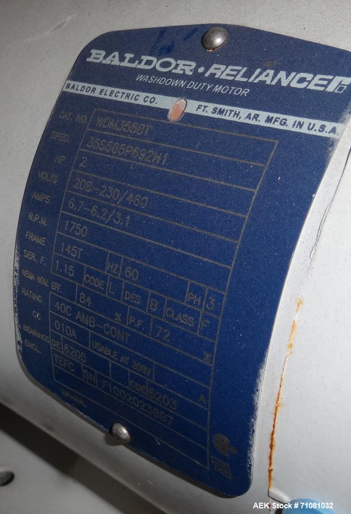 Used Key Technology Model Iso-Flo 429894-1 Smooth-Cycle Scale-Feed Vibratory Co