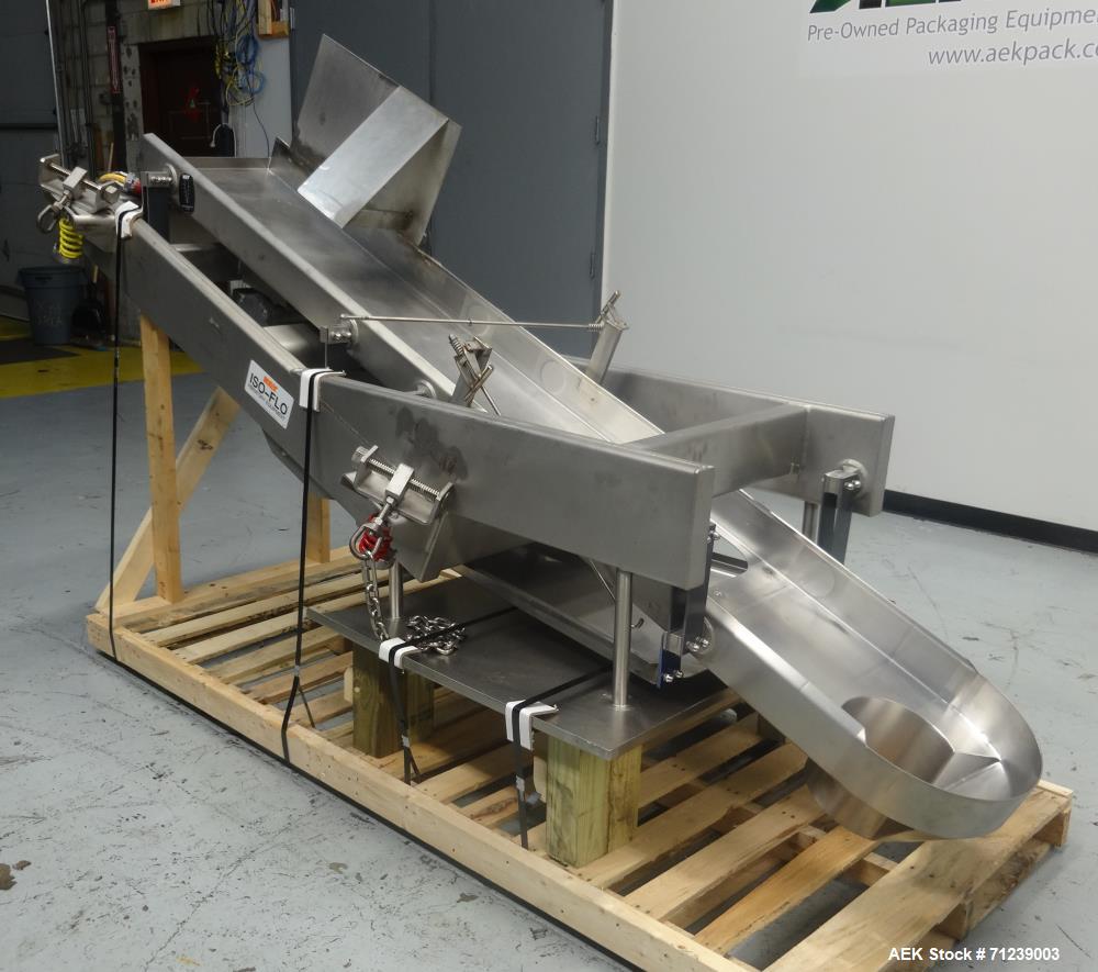 Used Key Technology Model Iso-Flo Smooth-Cycle Scale-Feed Vibratory Conveyor