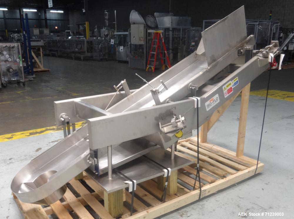 Used Key Technology Model Iso-Flo Smooth-Cycle Scale-Feed Vibratory Conveyor