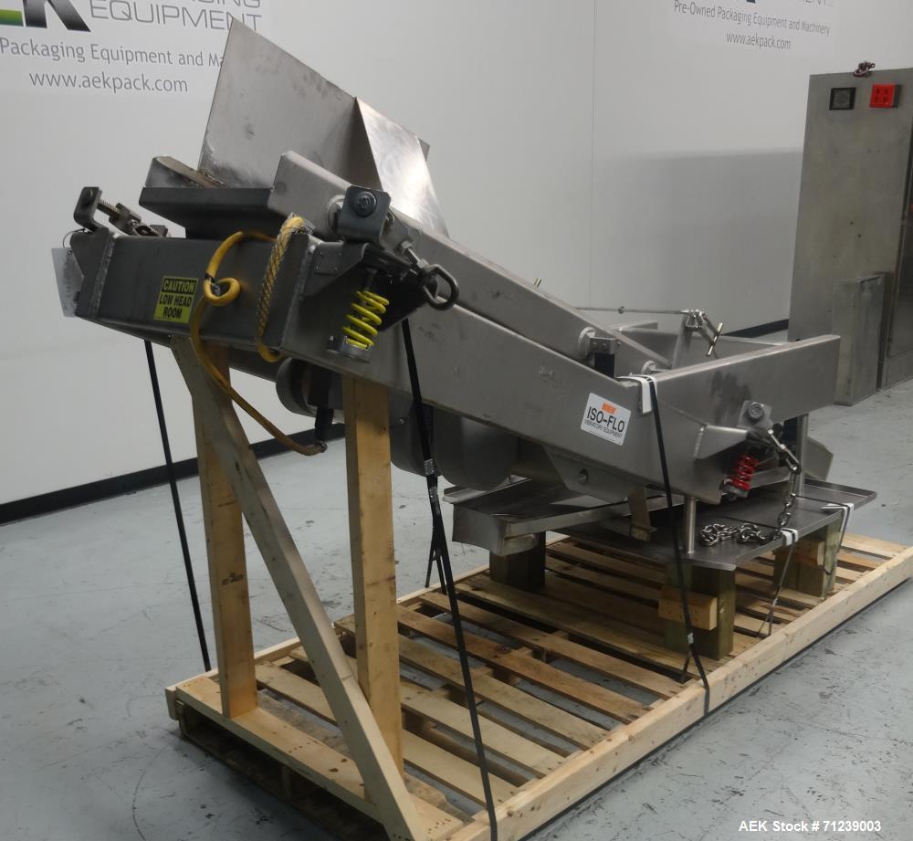 Used Key Technology Model Iso-Flo Smooth-Cycle Scale-Feed Vibratory Conveyor