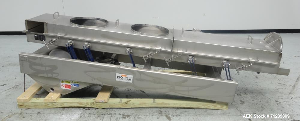 Used Key Technology Model Iso-Flo 431751-1 Enclosed Vibratory Conveyor