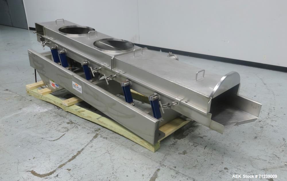 Used Key Technology Model Iso-Flo 431751-1 Enclosed Vibratory Conveyor