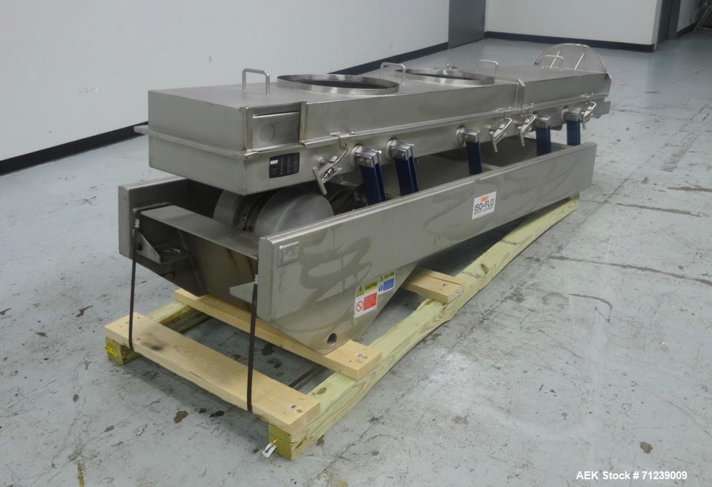 Used Key Technology Model Iso-Flo 431751-1 Enclosed Vibratory Conveyor