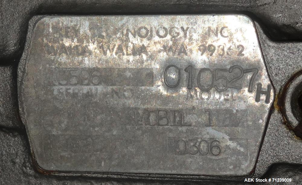 Used Key Technology Model Iso-Flo 431751-1 Enclosed Vibratory Conveyor