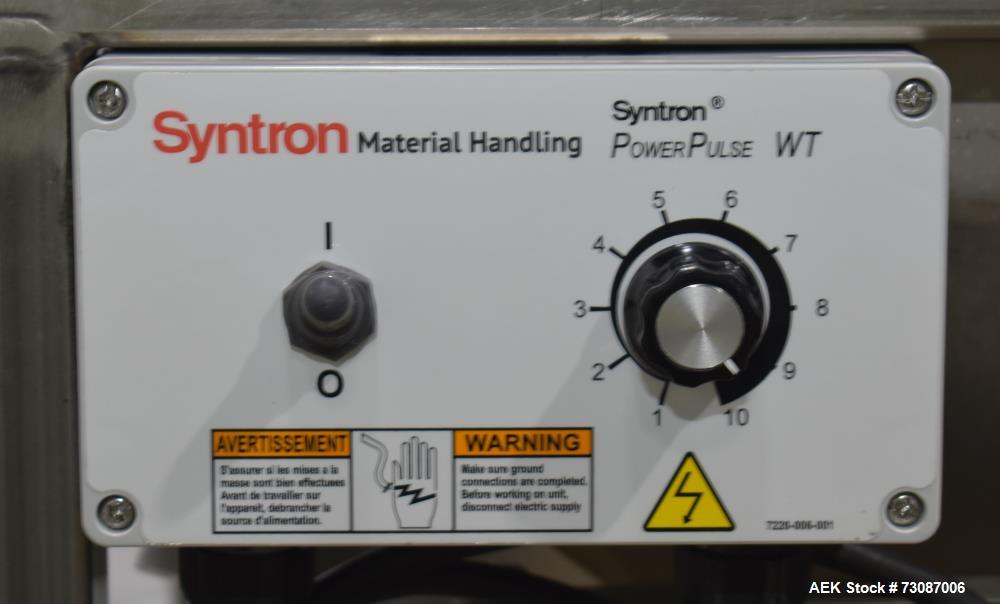 Syntron Model BF-2-B Magnetic Feeder with Infeed Hopper