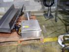Used Heat and Control Fast Back Conveyor, all stainless steel, approximately 15 x 89 x 6.