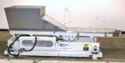 Used Deamco Vibrating Hopper Feeder, Model VHF-12X4X8-3, 304 Stainless Steel. 12