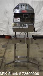 Used- Kalish "Kotnr 120" Automatic Cotton Inserter Model 8440. Rated up to 120 bottles per minute. Cotton length: 5 - 22 cm ...