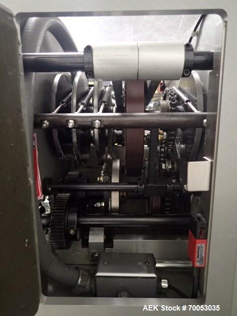 Used Lakso Model 300 Twin Head Cotton Inserter – 300 BPM, Timing Screw, Slat Conveyor, Serial# 171