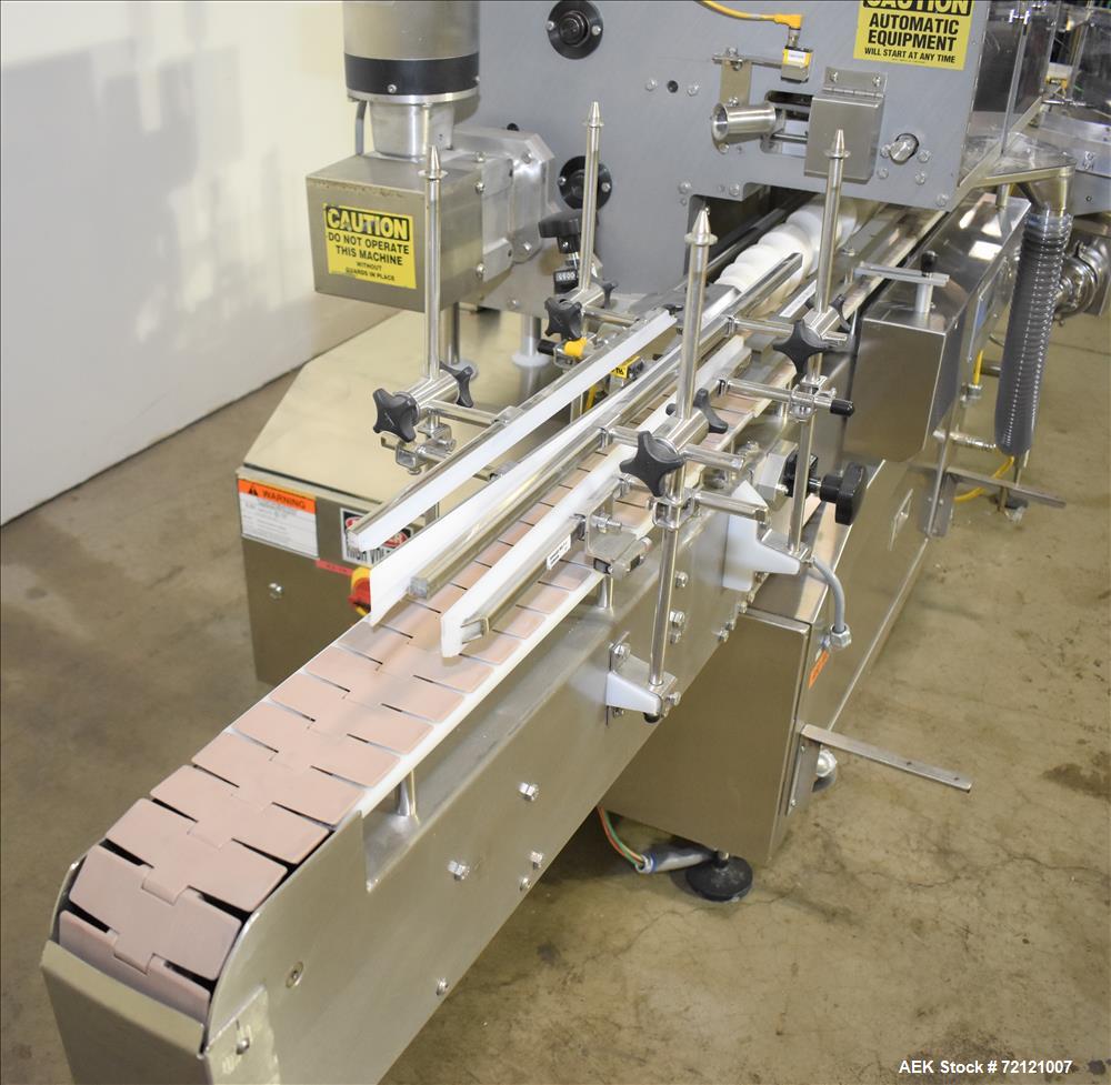Used Lakso (IMA) Automatic Twin Head Cottoner, Model 300.