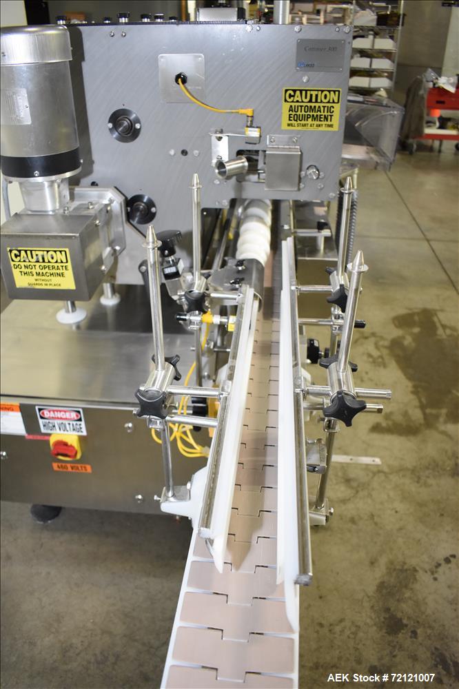 Used Lakso (IMA) Automatic Twin Head Cottoner, Model 300.