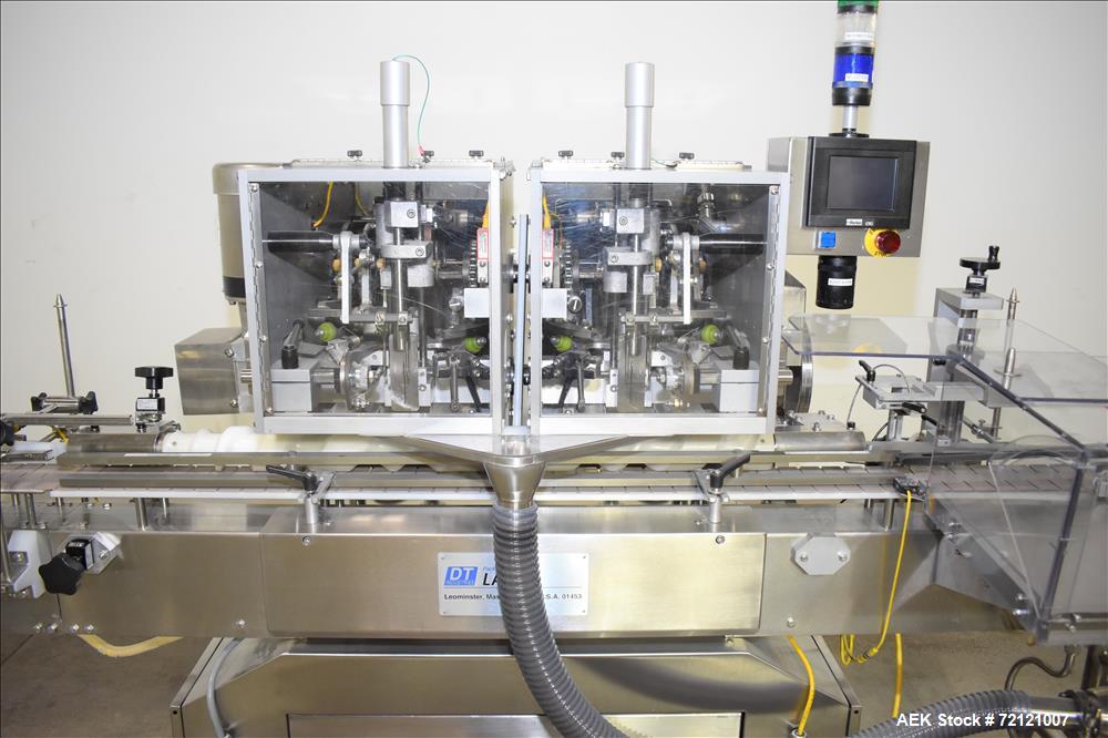 Used Lakso (IMA) Automatic Twin Head Cottoner, Model 300.