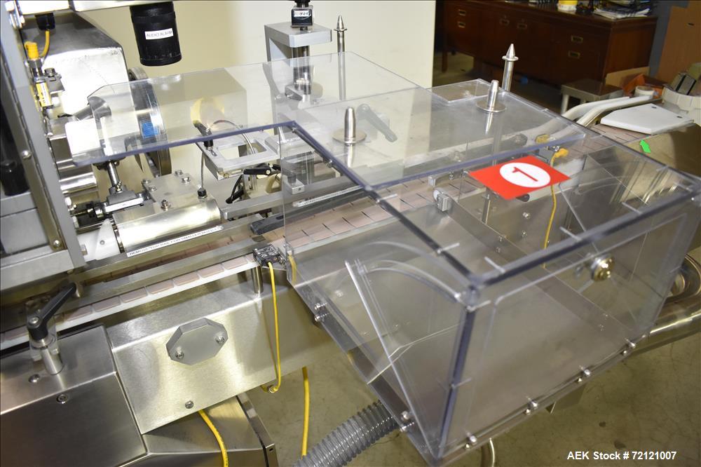 Used Lakso (IMA) Automatic Twin Head Cottoner, Model 300.