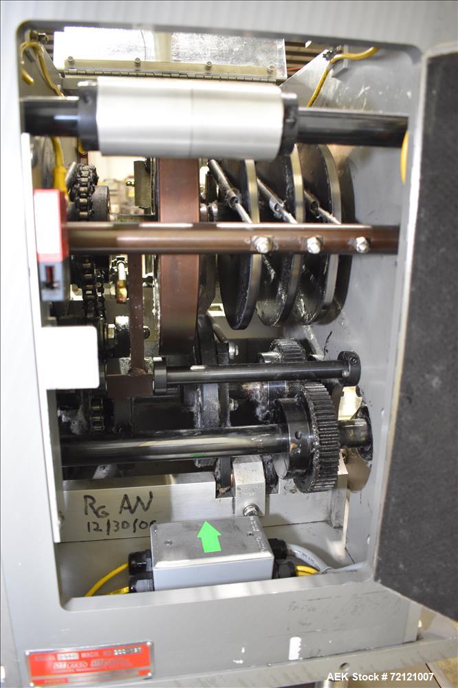 Used Lakso (IMA) Automatic Twin Head Cottoner, Model 300.