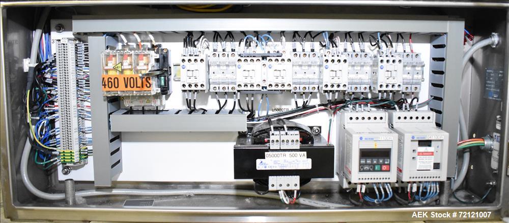 Used Lakso (IMA) Automatic Twin Head Cottoner, Model 300.
