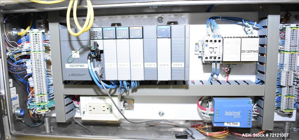 Used Lakso (IMA) Automatic Twin Head Cottoner, Model 300.
