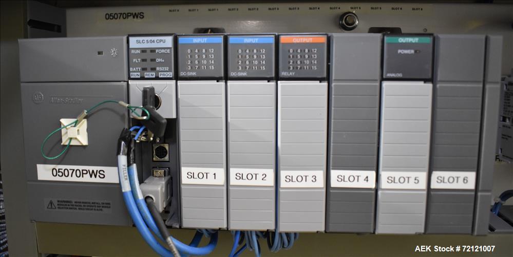 Used Lakso (IMA) Automatic Twin Head Cottoner, Model 300.