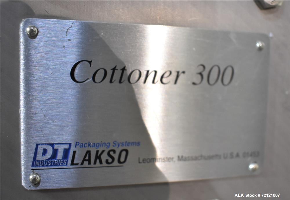 Used Lakso (IMA) Automatic Twin Head Cottoner, Model 300.