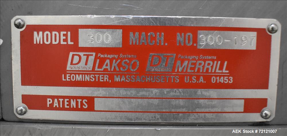 Used Lakso (IMA) Automatic Twin Head Cottoner, Model 300.