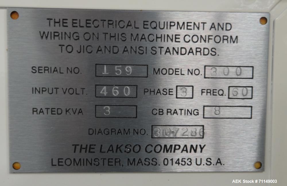 Used Lakso Model 300 Twin-Head Inverted 'U' Cottoner