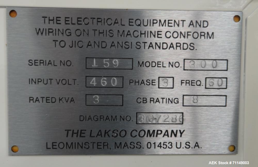 Used- Lakso Model 300 Twin-Head Inverted 'U' Cottoner