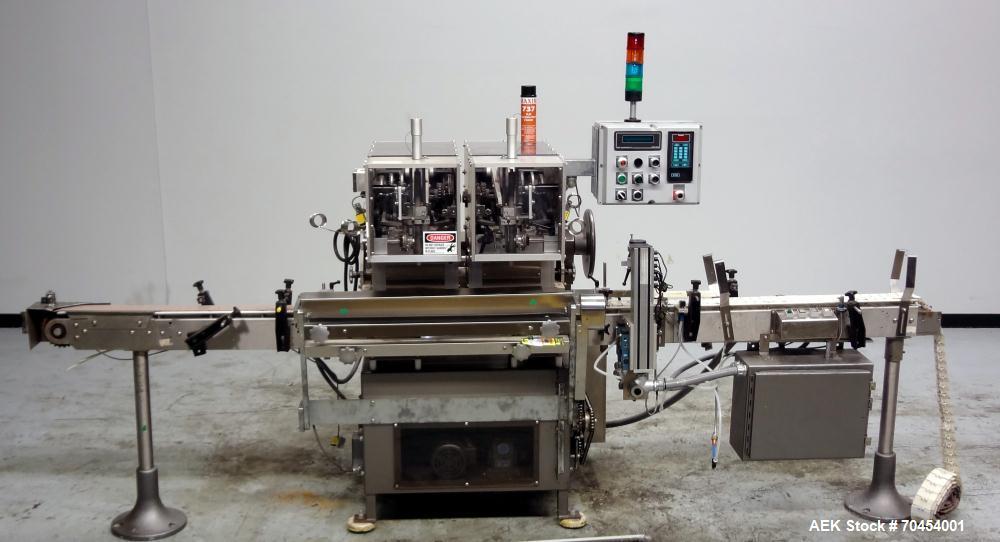 Used Lakso Model 300 / 450 Automatic Twin Head Cottoner