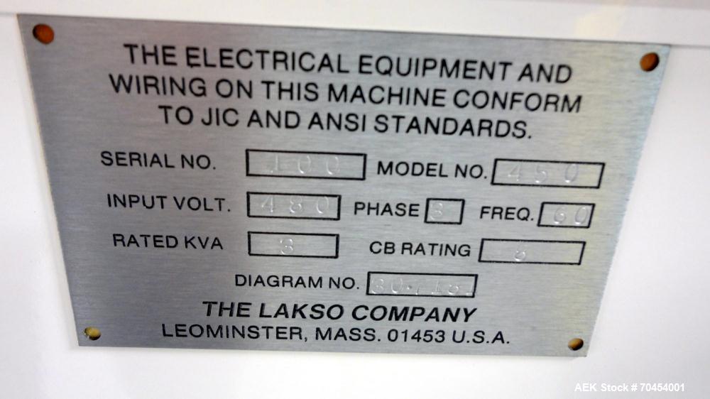 Used Lakso Model 300 / 450 Automatic Twin Head Cottoner