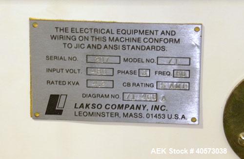Used Lakso Model 71 Automatic Twin Head Cottoner